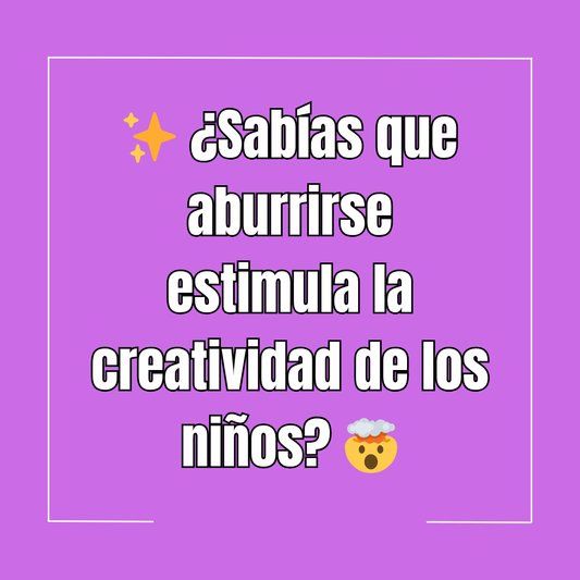 ✨ ¿Sabías que aburrirse estimula la creatividad de los niños? 🤯