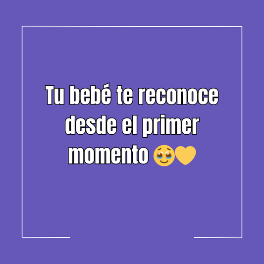Tu bebé te reconoce desde el primer momento 🥹💛