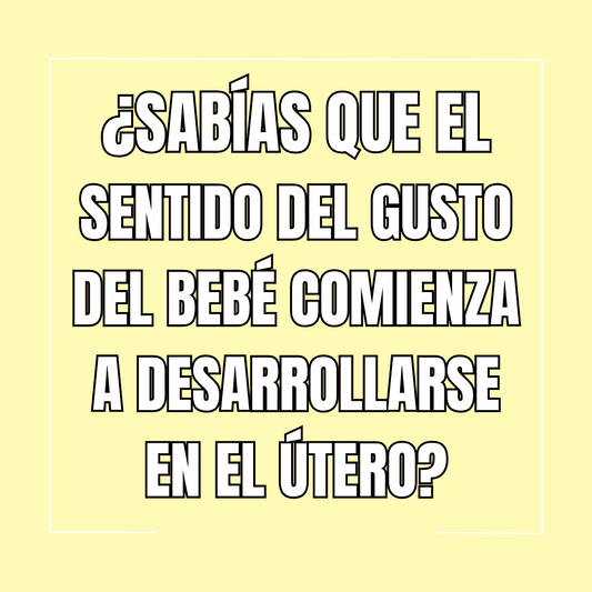 ¿Sabías que el sentido del gusto del bebé comienza a desarrollarse en el útero? 👶🍓