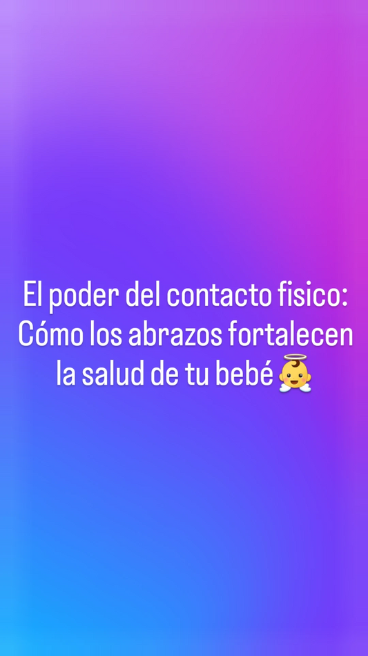 El poder oculto del contacto físico: Cómo los abrazos fortalecen la salud de tu bebé.