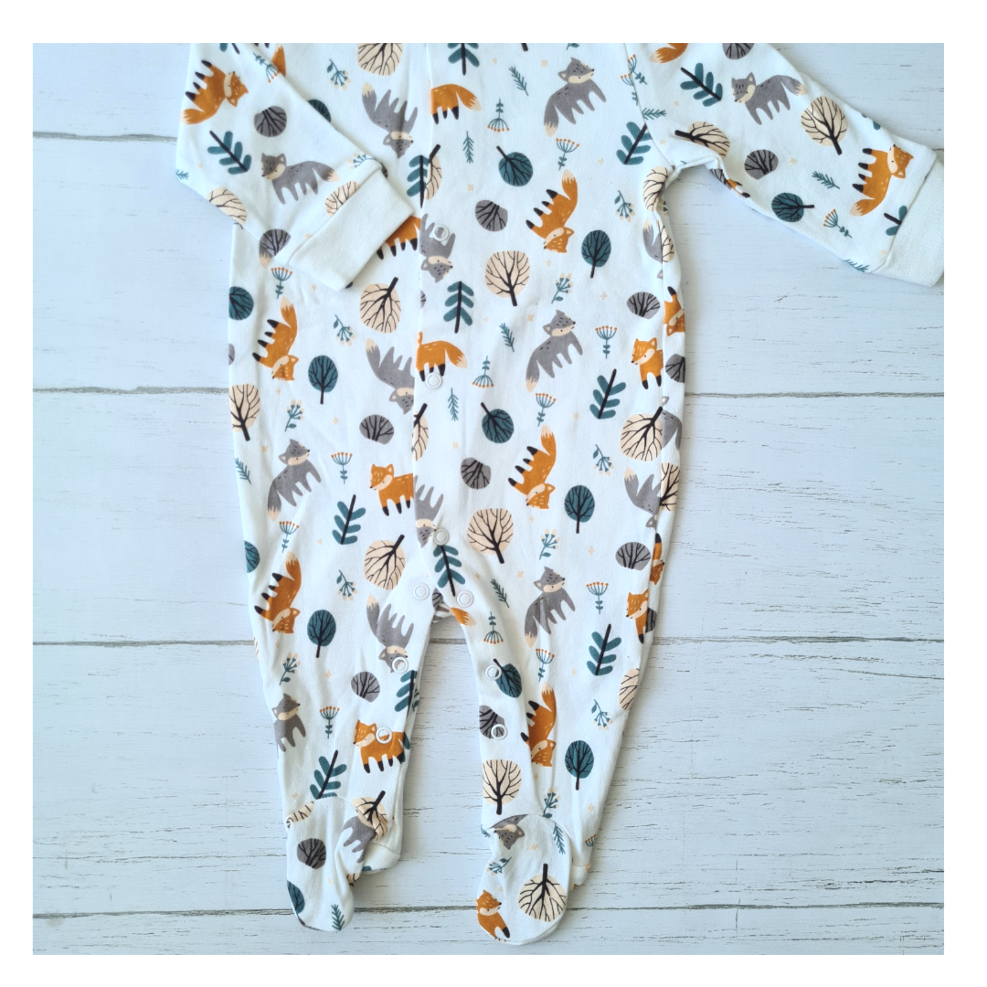 Enterito 100% algodón para bebé Diseño Animalitos