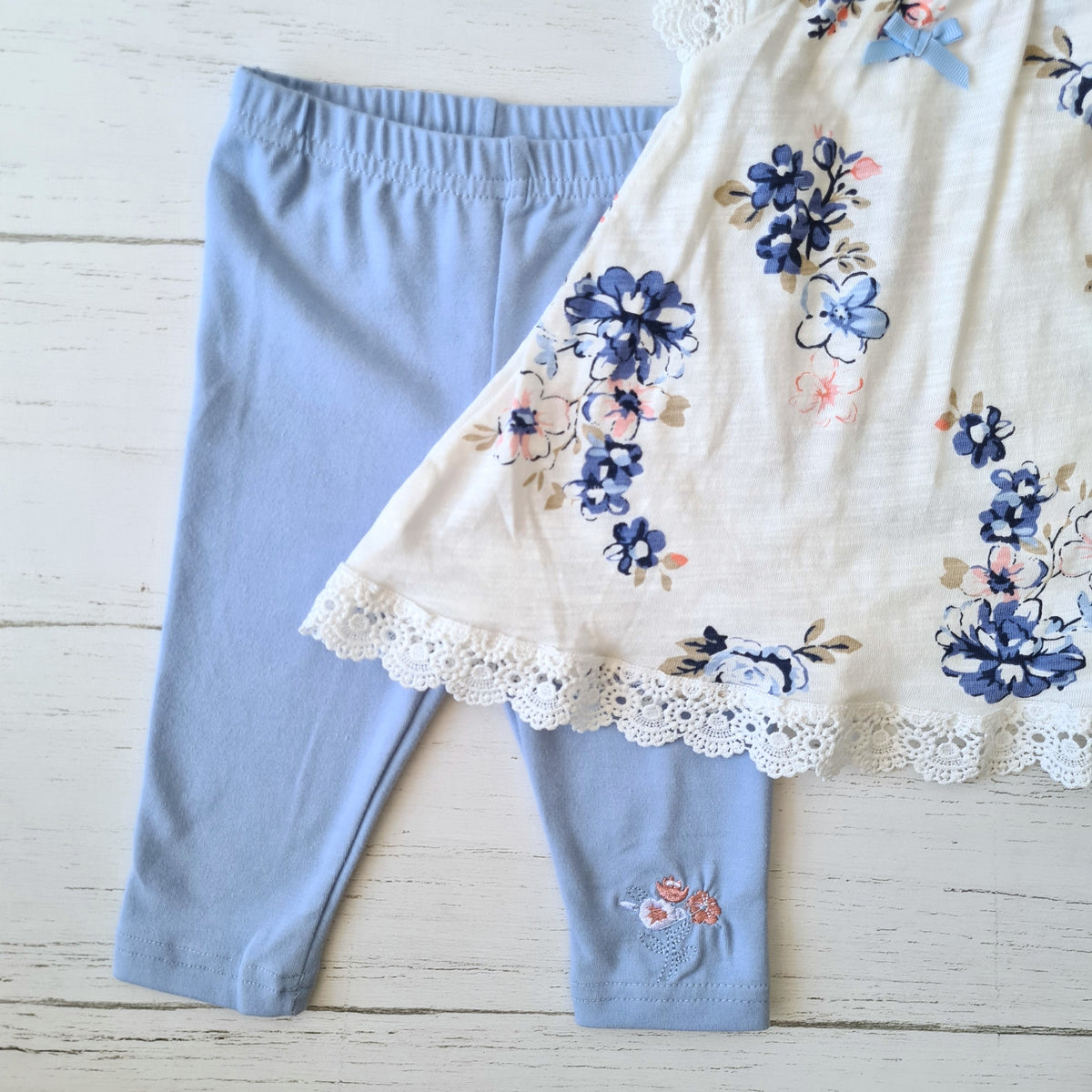 Conjunto 2 piezas algodón para bebé y niñas