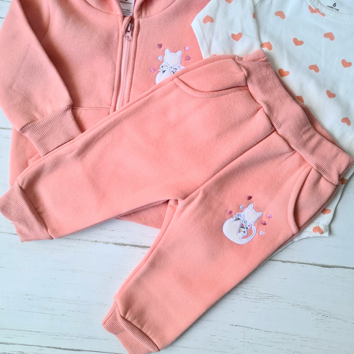 🐼 Conjunto abrigado bebé niña