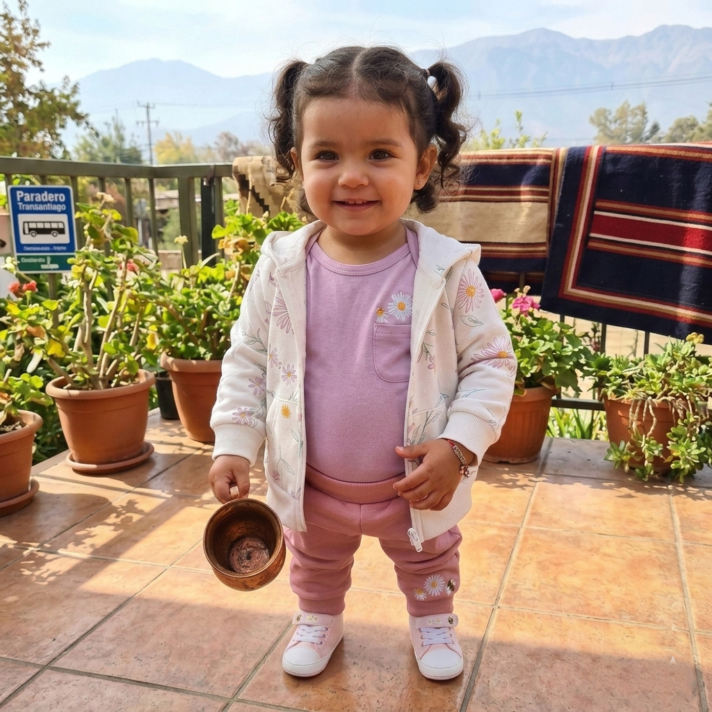 🐼 Conjunto abrigado bebé niña