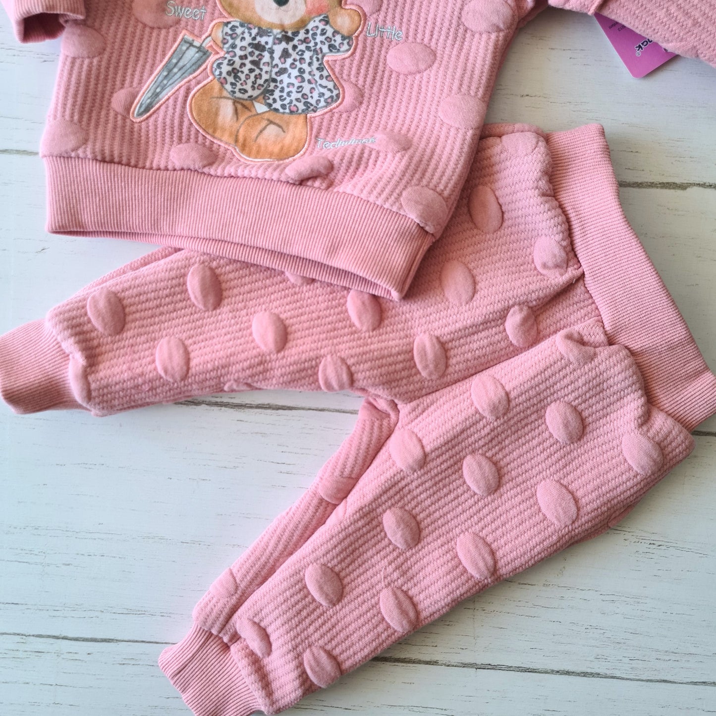 🐼 Conjunto abrigado bebé niña