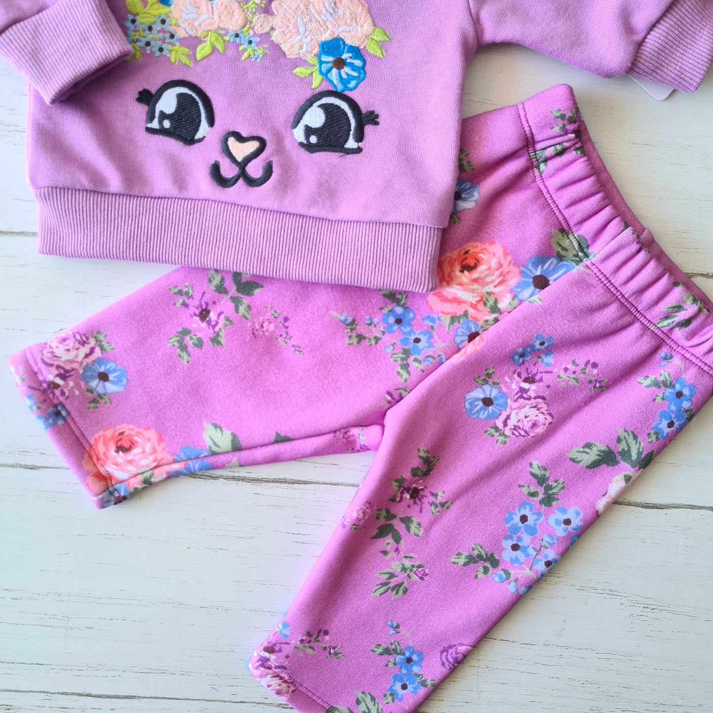 🐼 Conjunto abrigado bebé niña