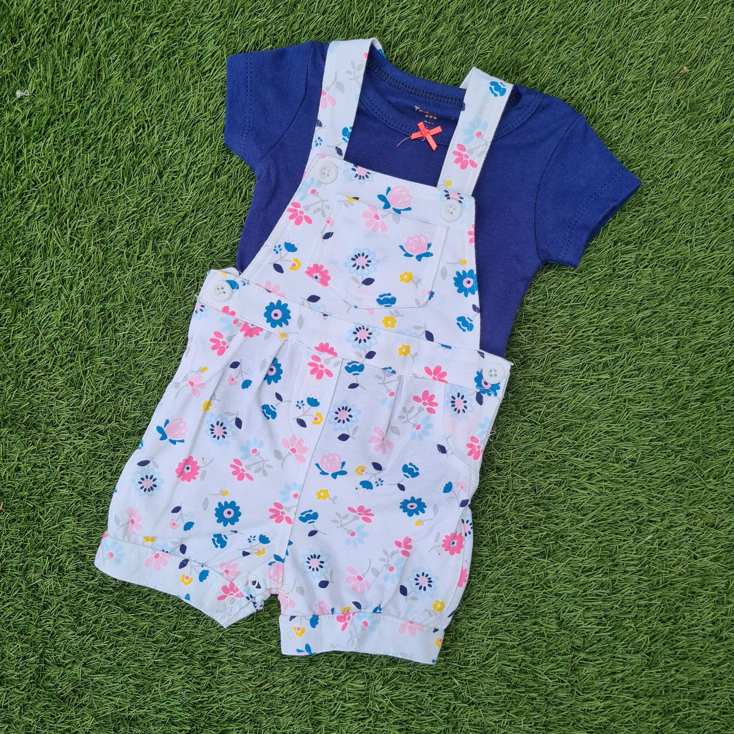 Conjunto 2 piezas 100% algodón para bebé niña - ¡Últimos en stock!
