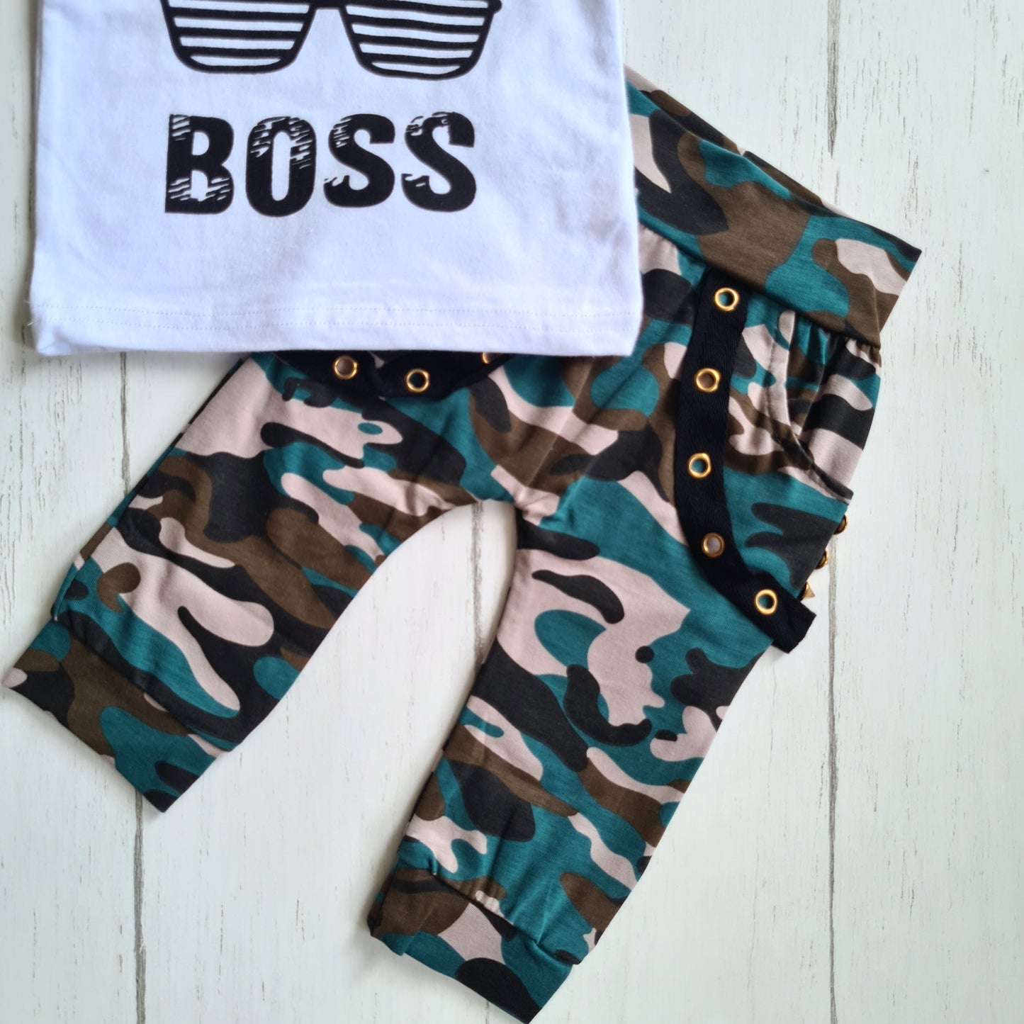 Conjunto 2 piezas 100% algodón para bebé niño - ¡Últimos disponibles!