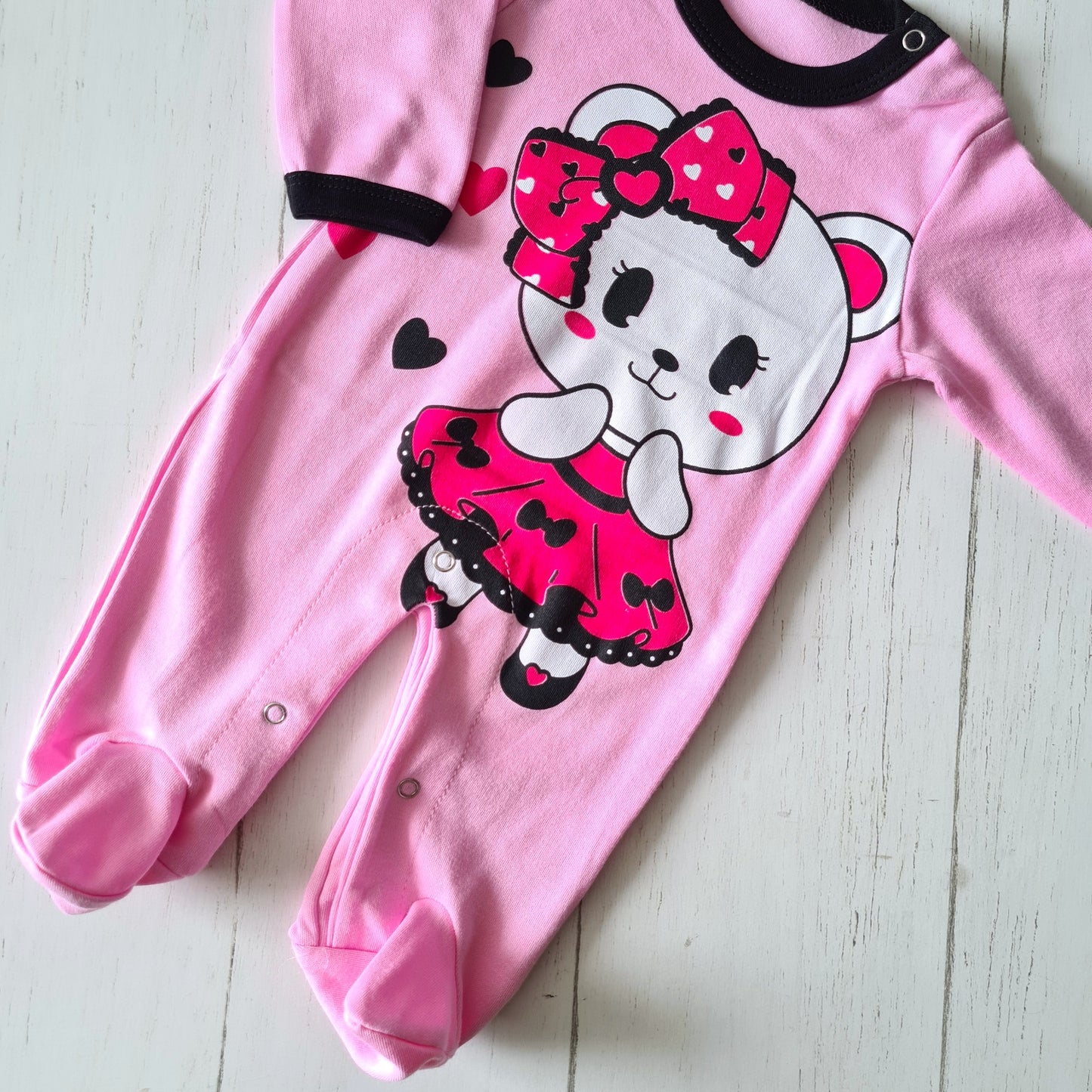 🐼 Enterito algodón bebé niña