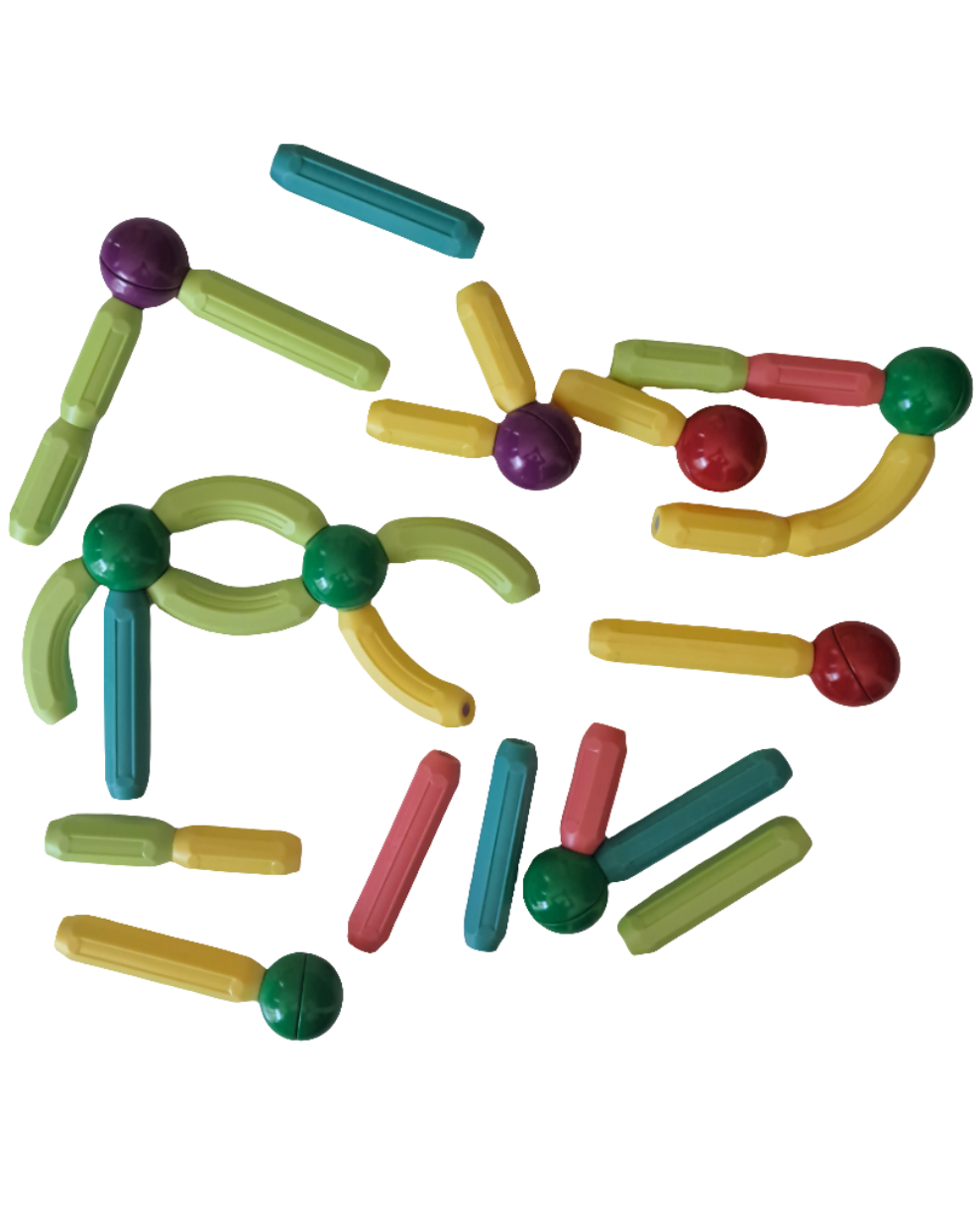 Juego de piezas magneticas