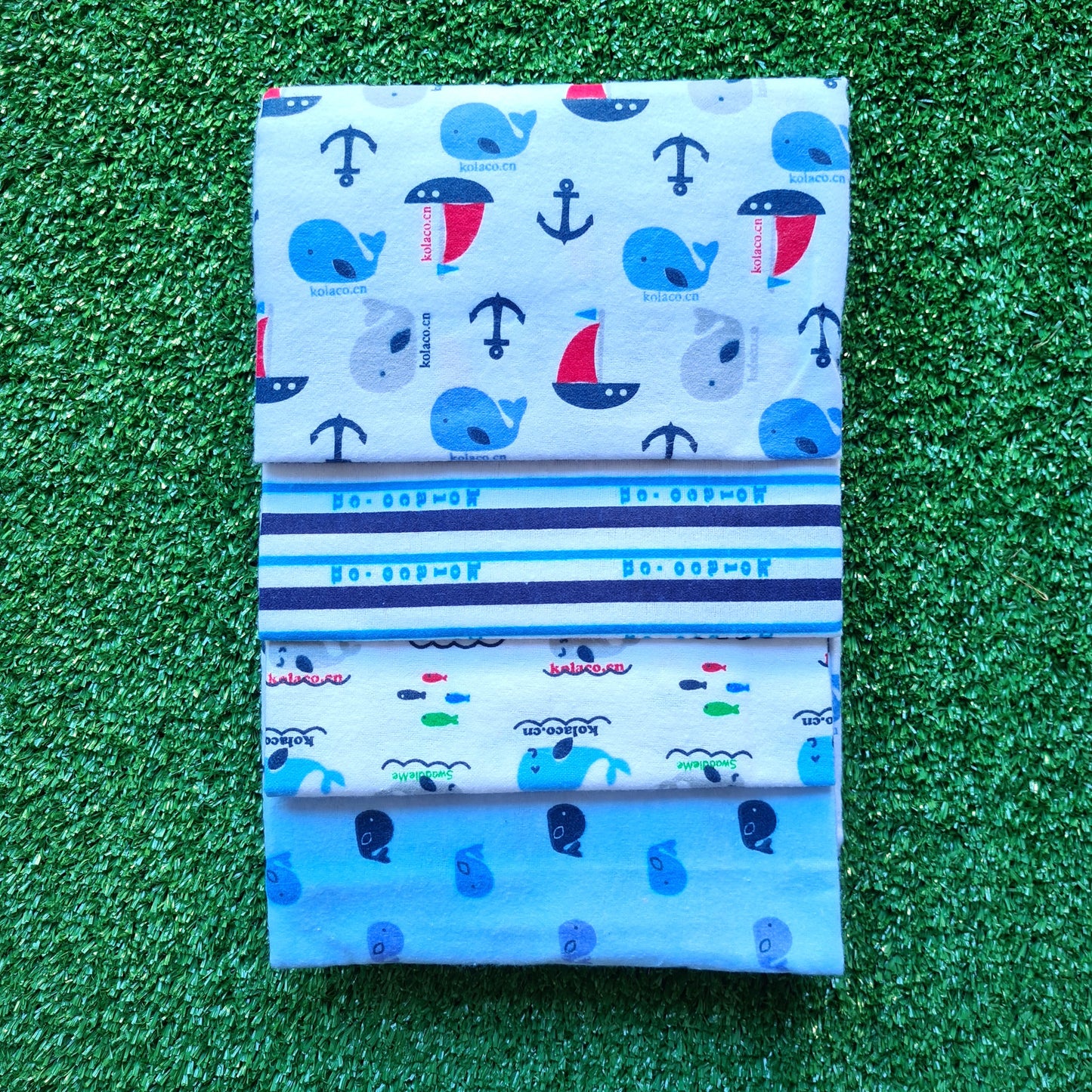 🧺 Pack 4 tutos 100% algodón para bebé