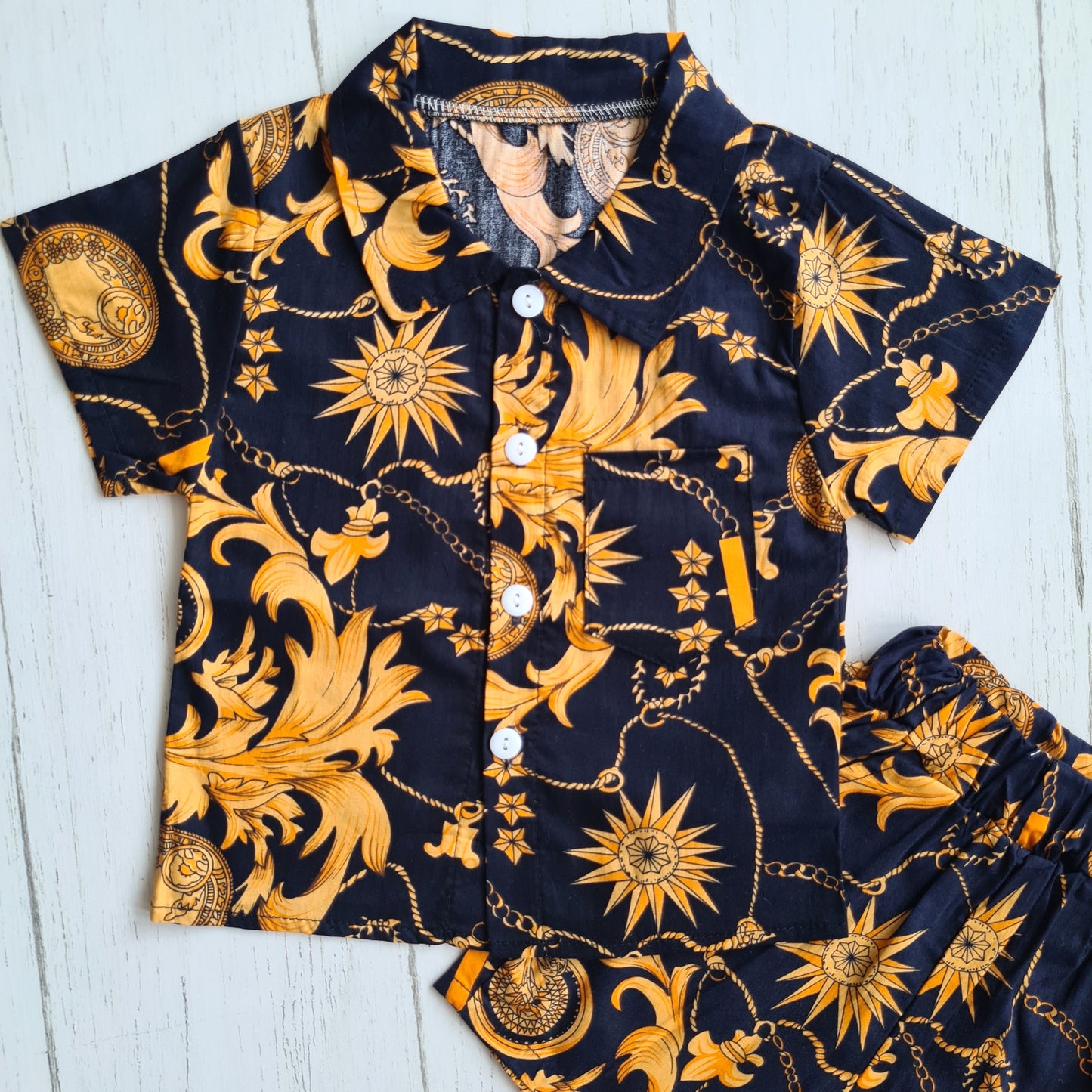 Conjunto camisa short niño - ¡Último disponible!