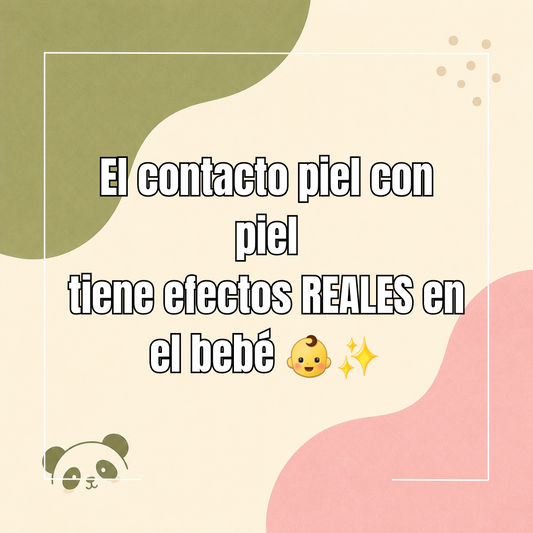 🤍👶 El contacto piel con piel ayuda a regular el corazón del bebé