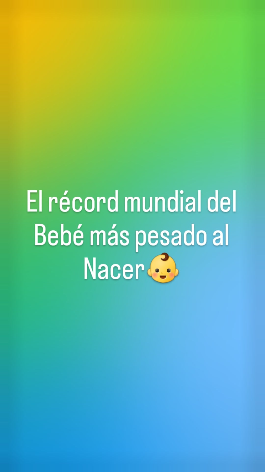 El Récord del Bebé Más Pesado al Nacer