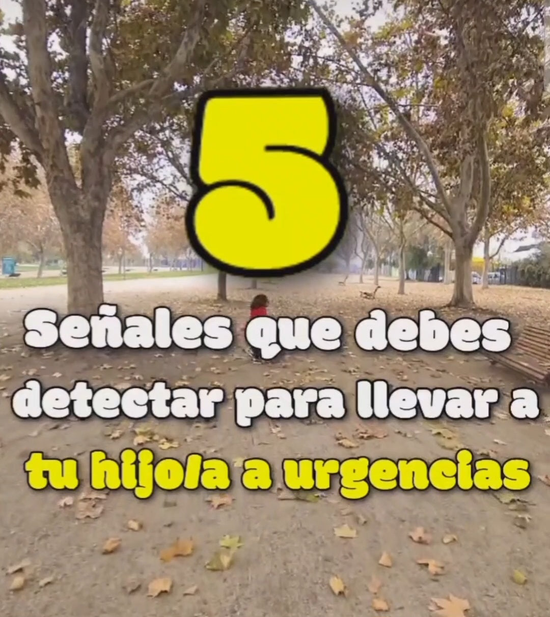 5 Señales que debes detectar para llevar a tu hijo/a a urgencias