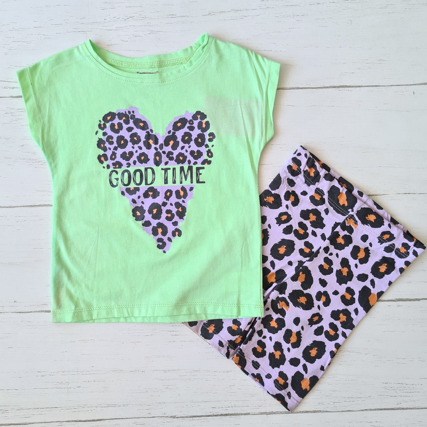 Conjunto 2 piezas 100% algodón para niñas - ¡Últimos disponibles!