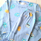 🐼 Pijama algodón azul con estampados
