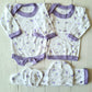 🐼 Ajuar algodón estampado 5 piezas