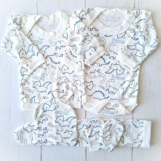 🐼 Ajuar algodón estampado 5 piezas