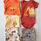 🐼Pack 5 bodies algodón niño