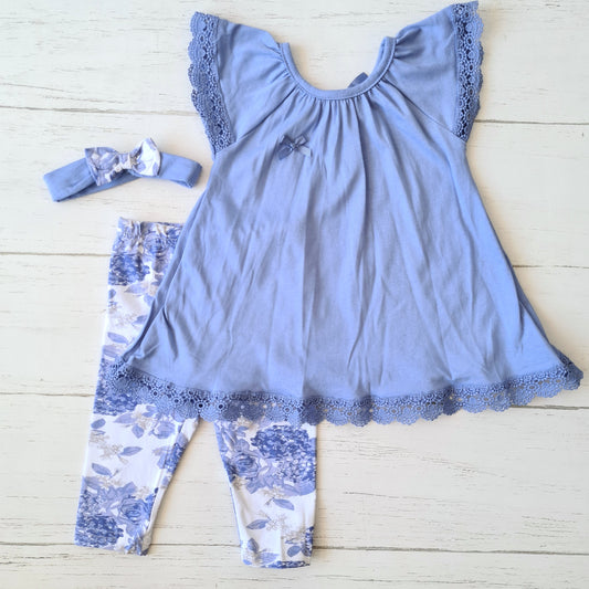 Conjunto 100% algodón para bebé niña - ¡Recién llegado!