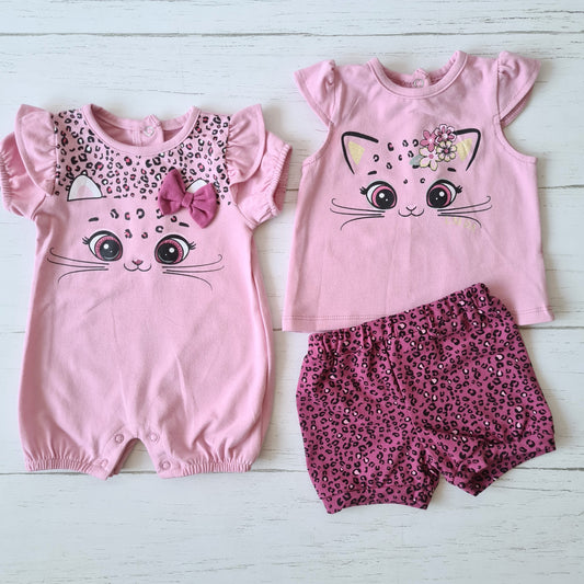 Conjunto 3 piezas 100% algodón para bebés - ¡Últimos en stock!