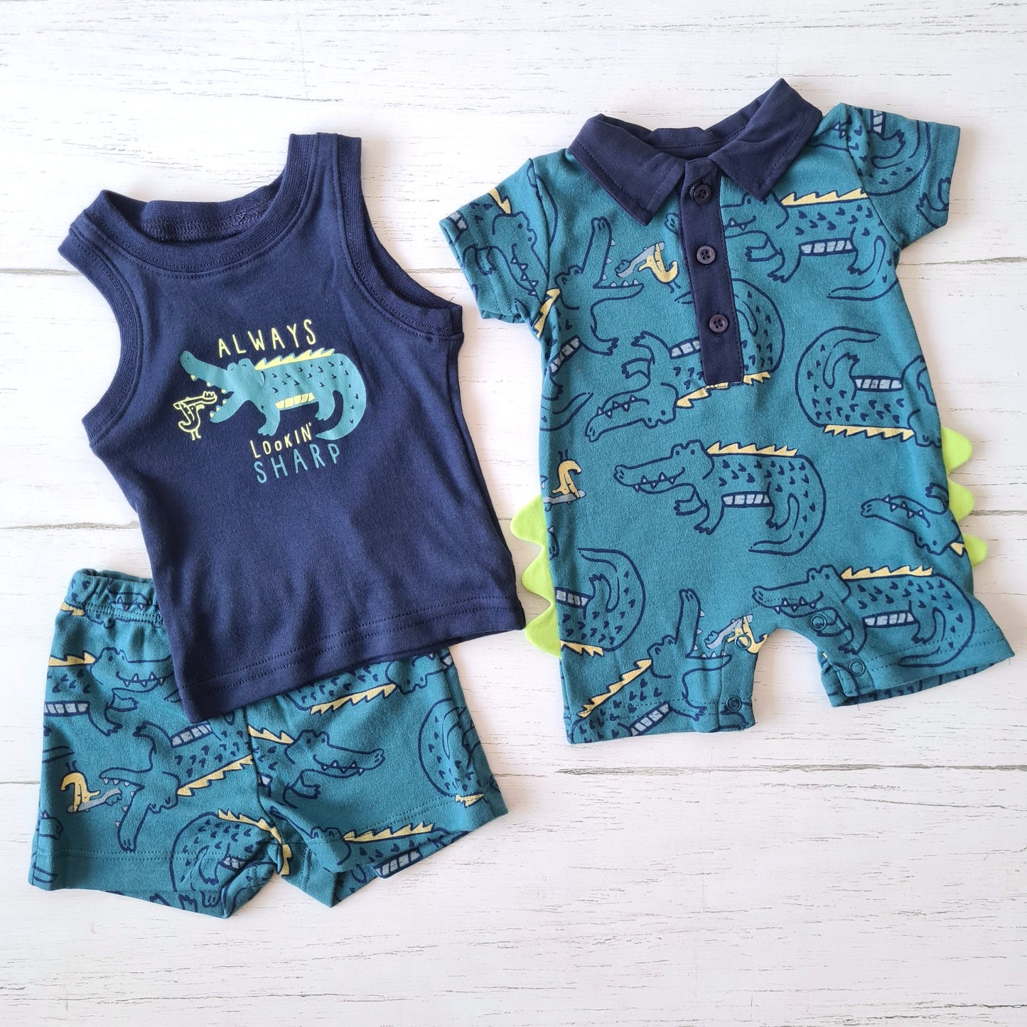 Conjunto 3 piezas 100% algodón para bebés - ¡Últimos en stock!