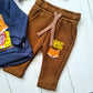 Conjunto 3 piezas 100% algodón abrigado para bebé niño - Diseño zorrito