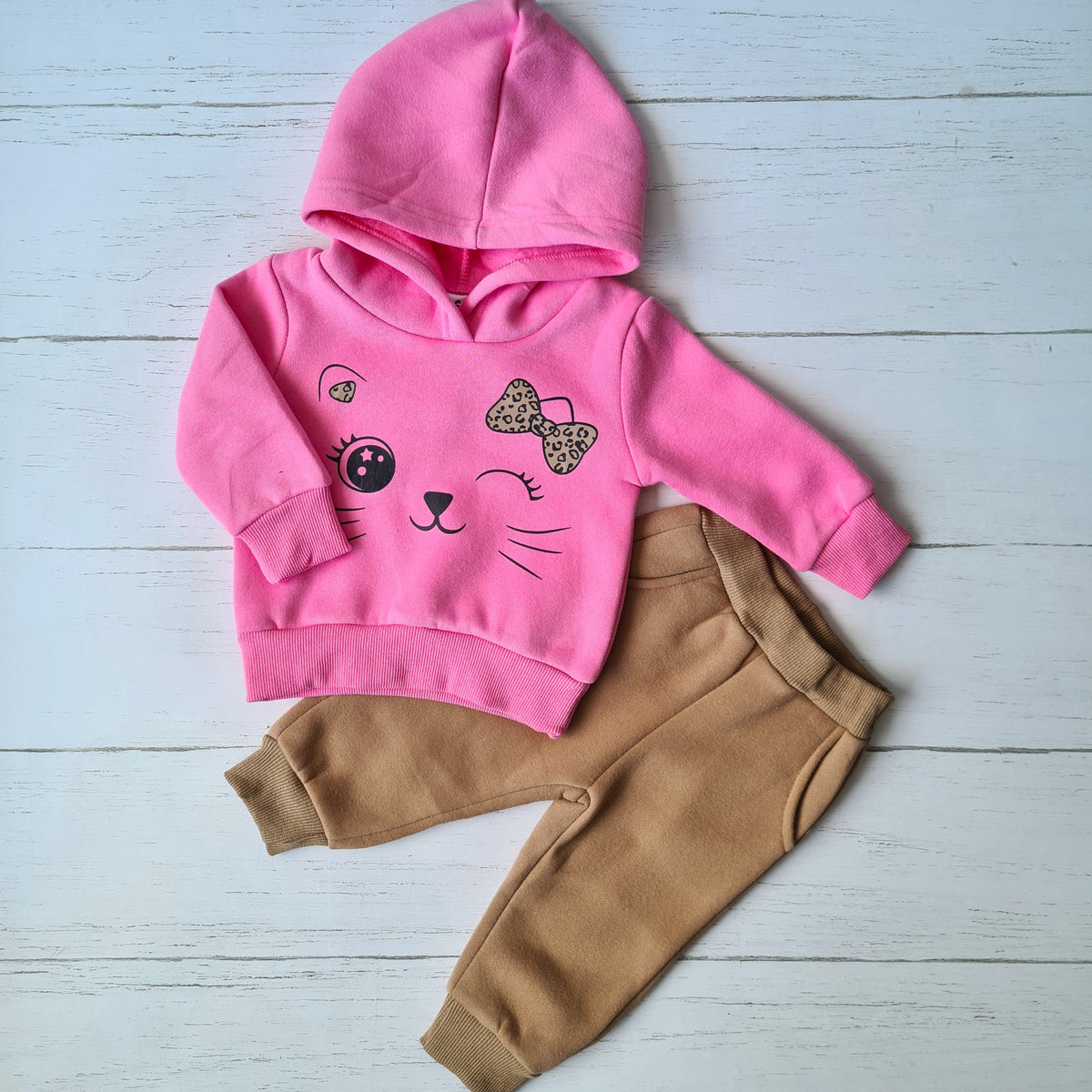 🐼 Conjunto abrigado bebé niña