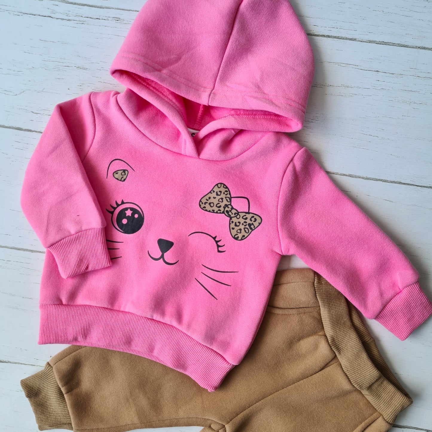 🐼 Conjunto abrigado bebé niña