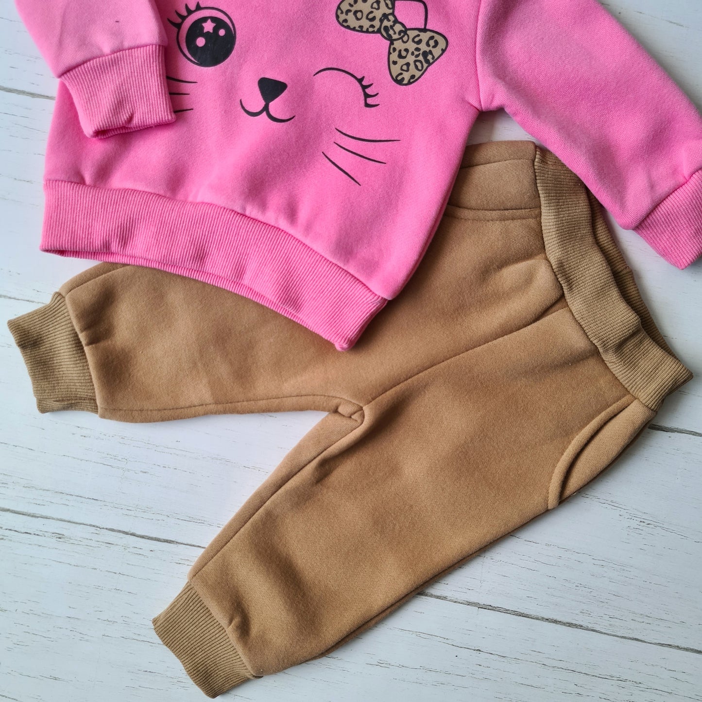 🐼 Conjunto abrigado bebé niña