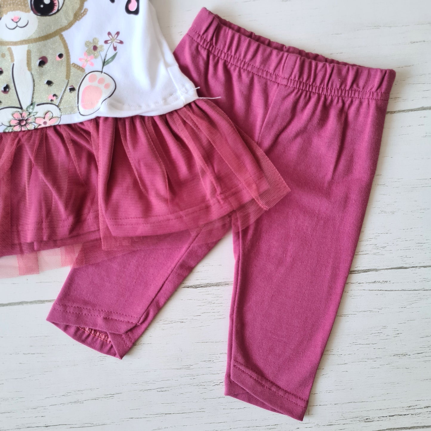 Conjunto 2 piezas 100% algodón para bebé y niñas - ¡Últimos en stock!