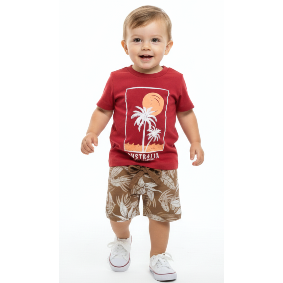 Conjunto 2 piezas algodón para bebé y niños