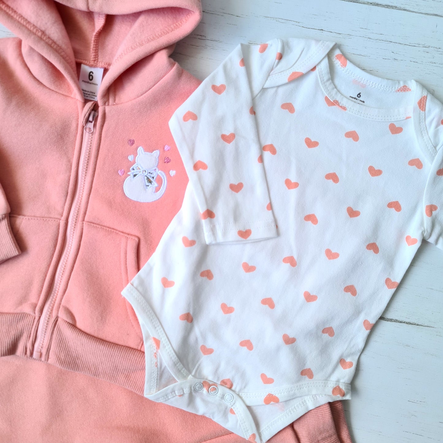 🐼 Conjunto abrigado bebé niña