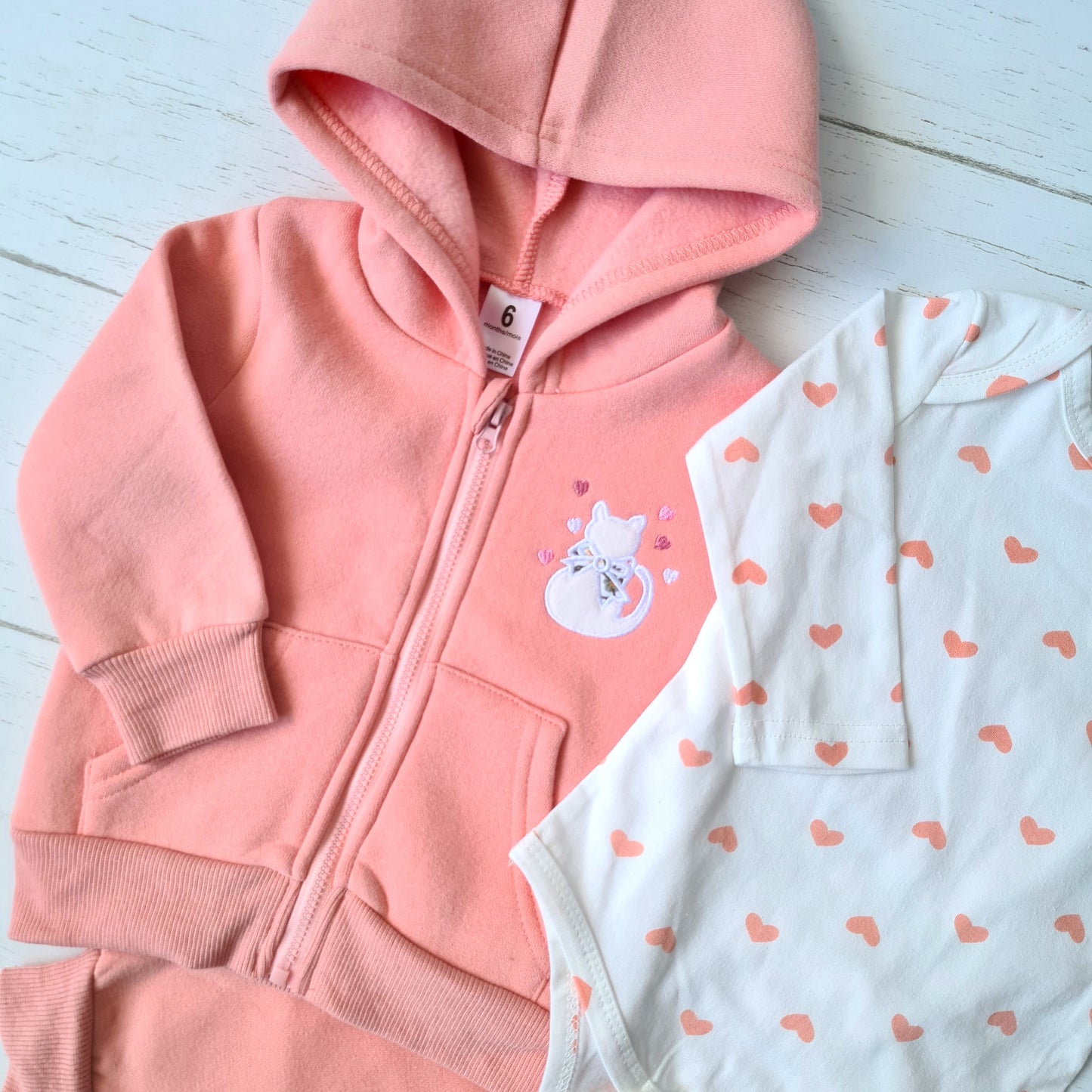 🐼 Conjunto abrigado bebé niña