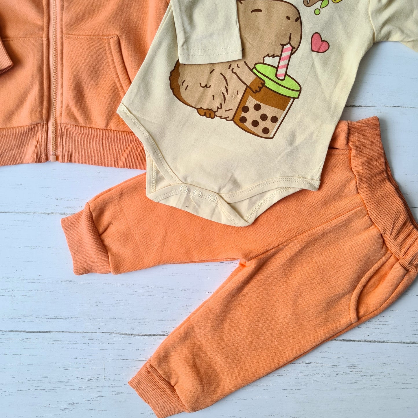 🐼 Conjunto abrigado bebé niña