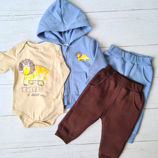 🐼 Conjunto abrigado bebé niño