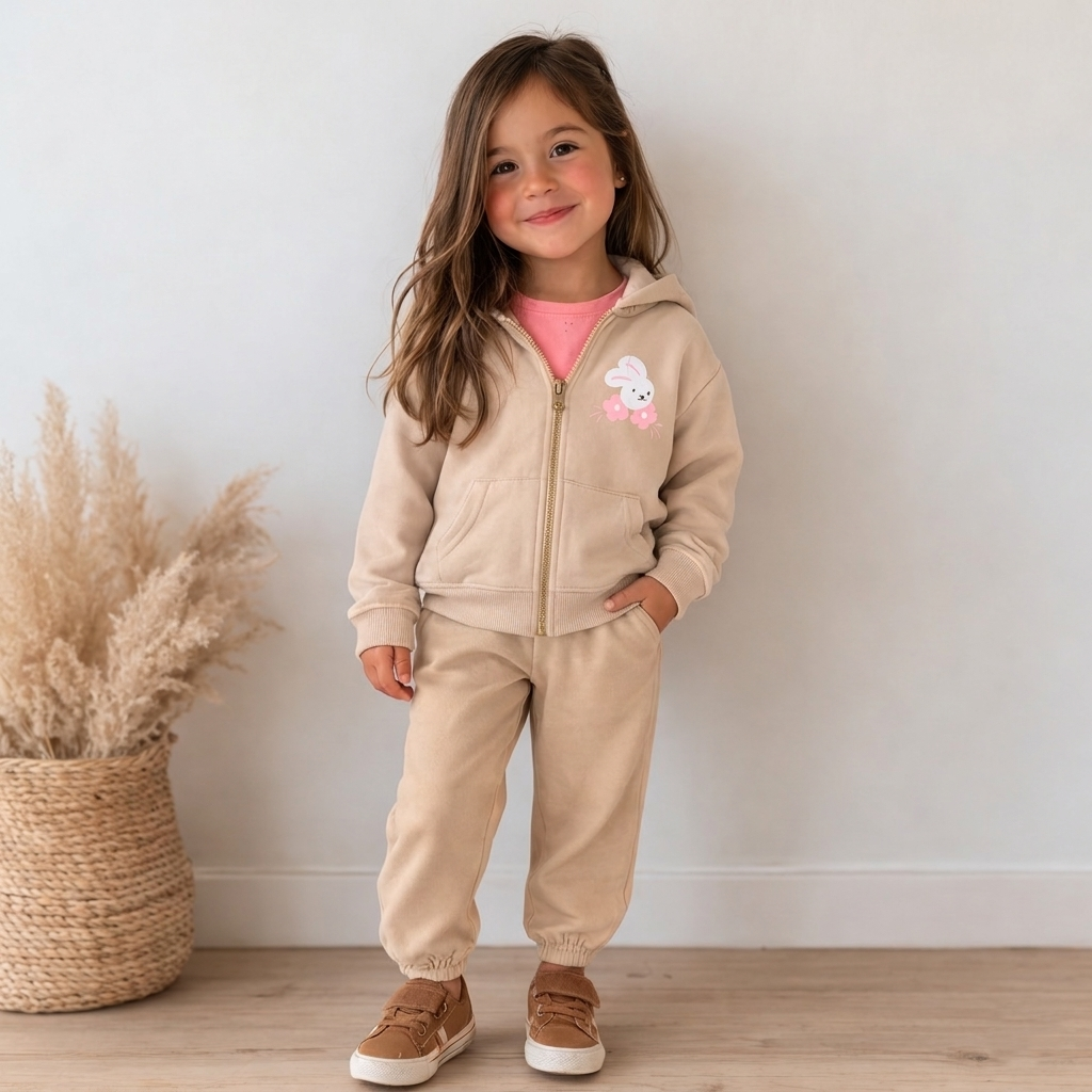 🐼 Conjunto abrigado niña