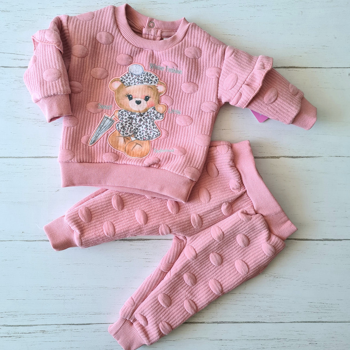 🐼 Conjunto abrigado bebé niña