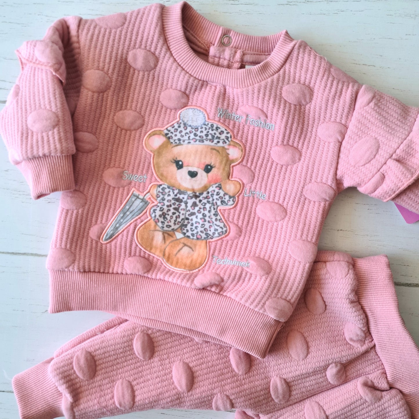 🐼 Conjunto abrigado bebé niña