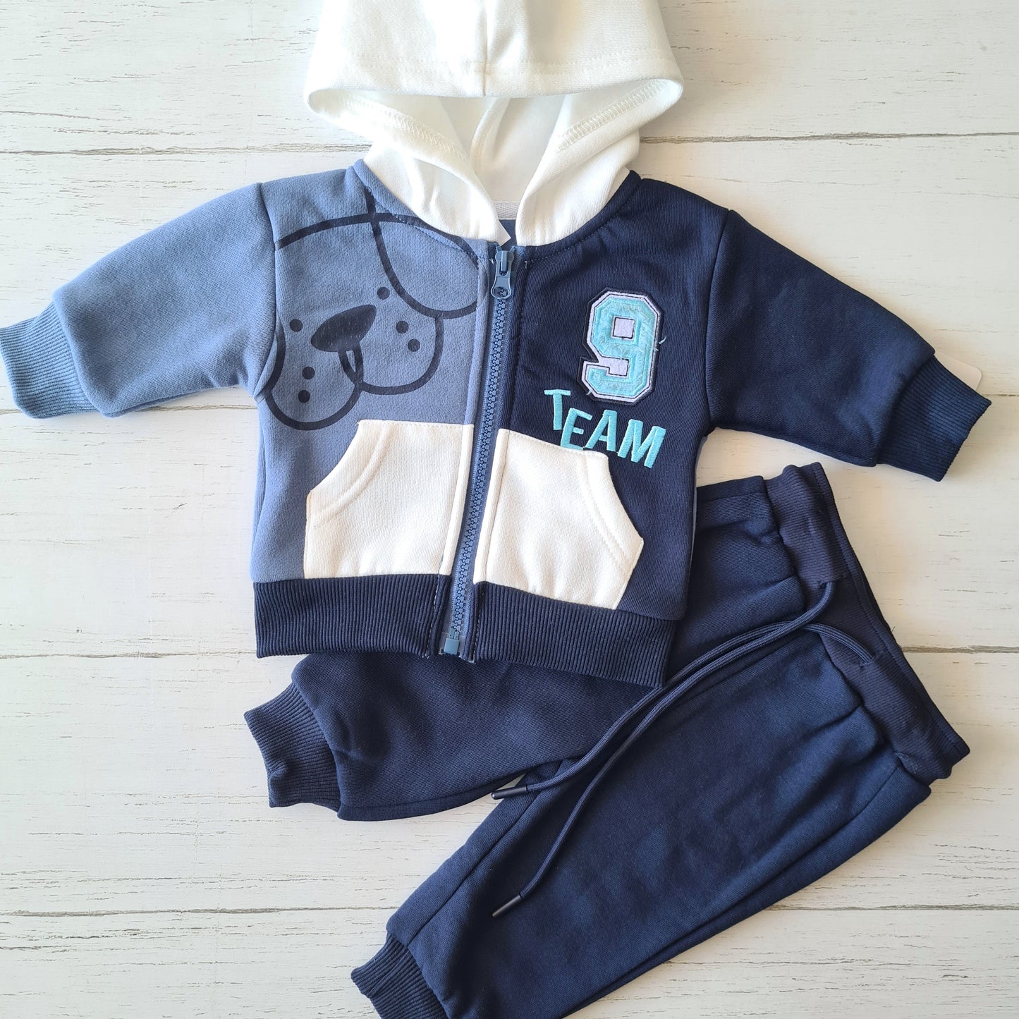 🐼 Conjunto abrigado bebé niño