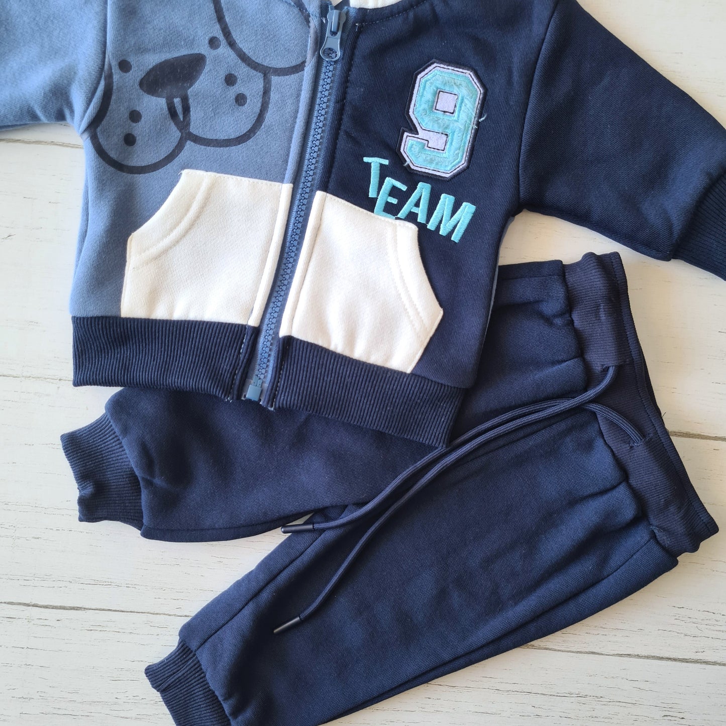 🐼 Conjunto abrigado bebé niño