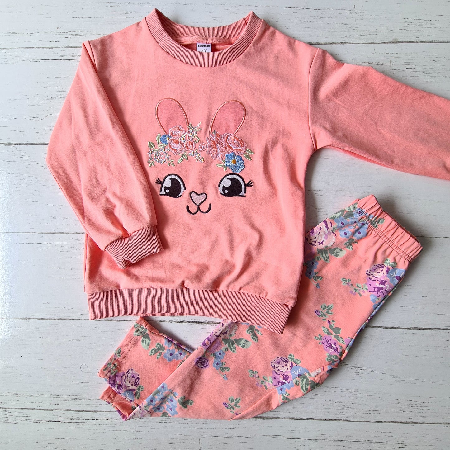 Conjunto 2 piezas 100% algodón para bebé y niñas - ¡Últimas unidades!