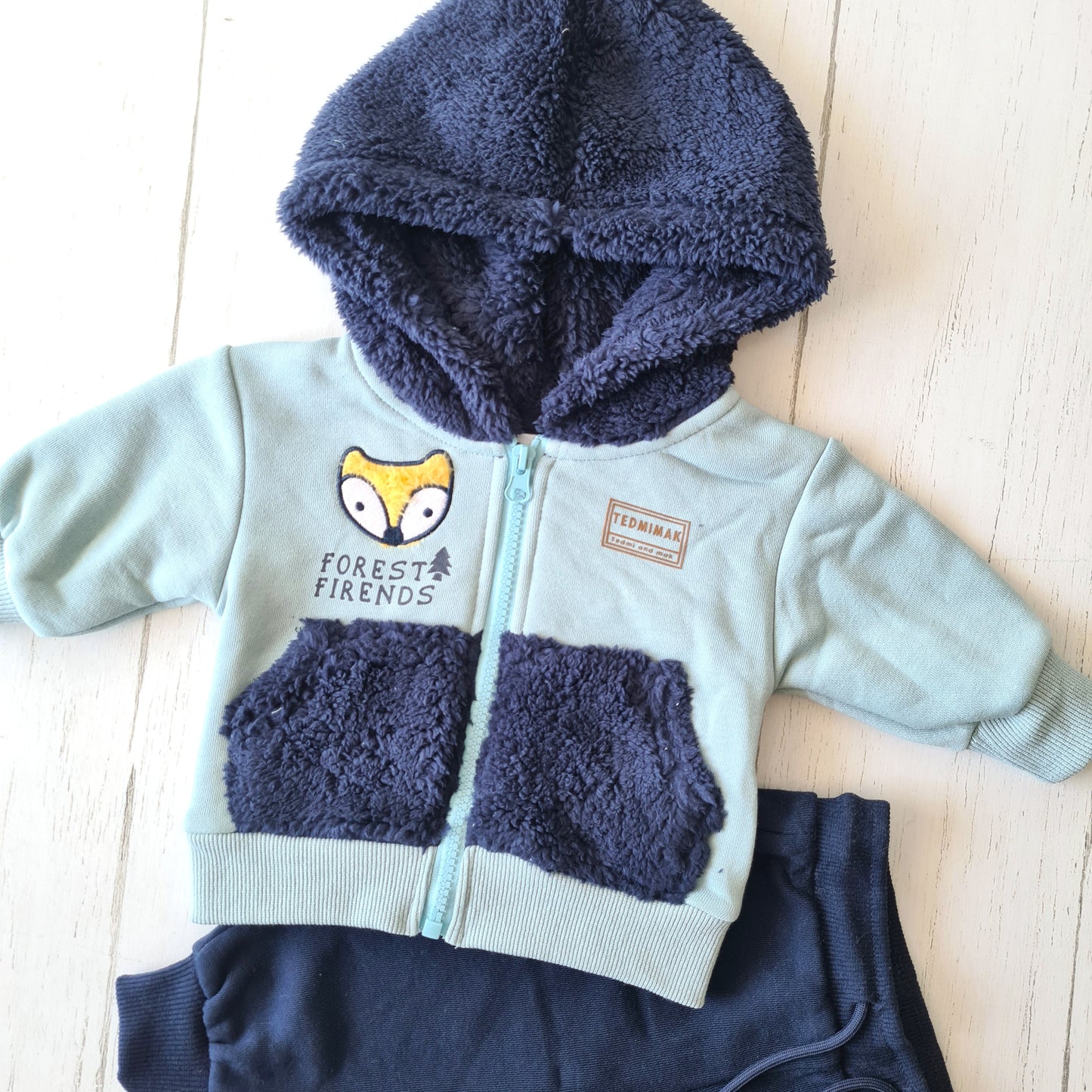 🐼 Conjunto abrigado bebé niño