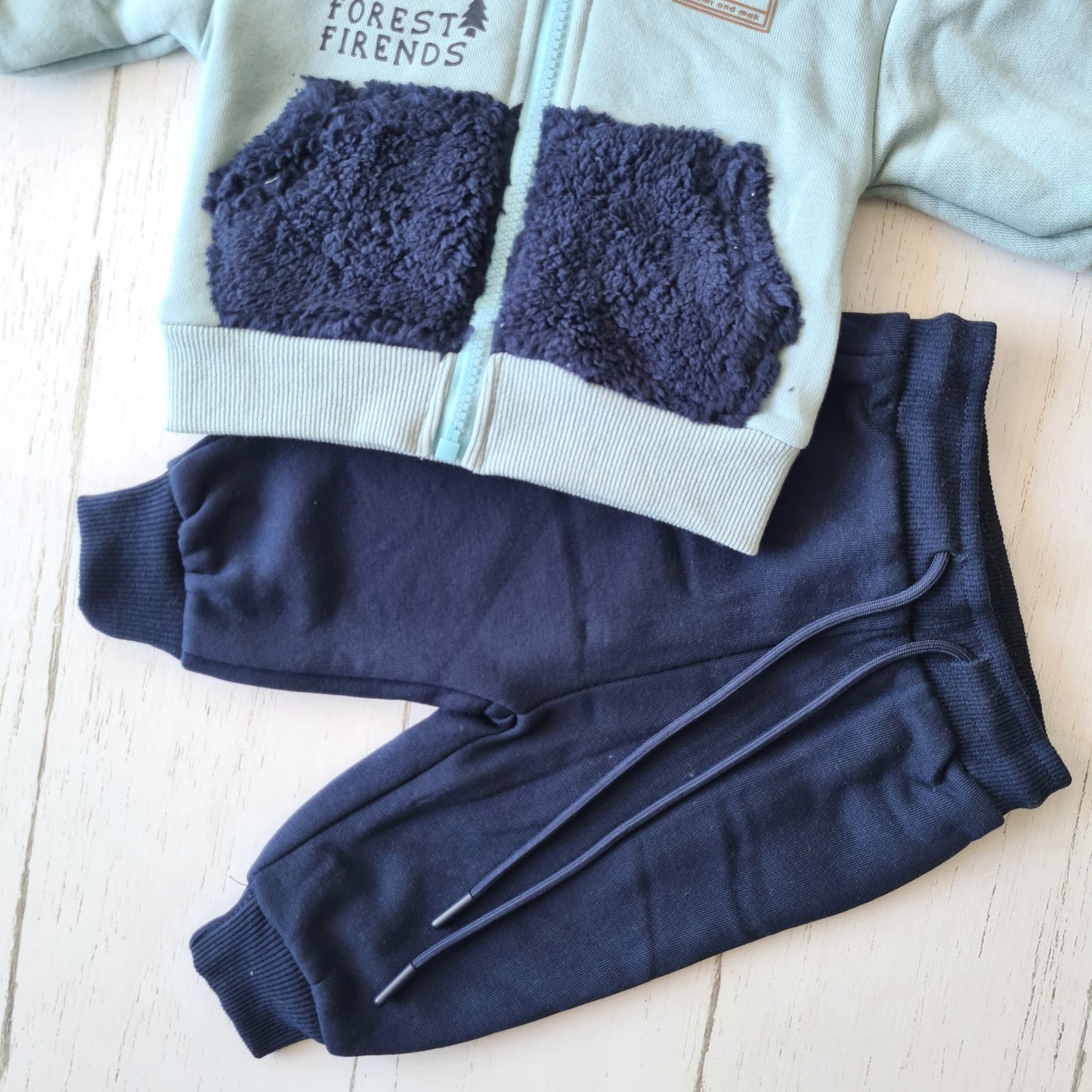 🐼 Conjunto abrigado bebé niño