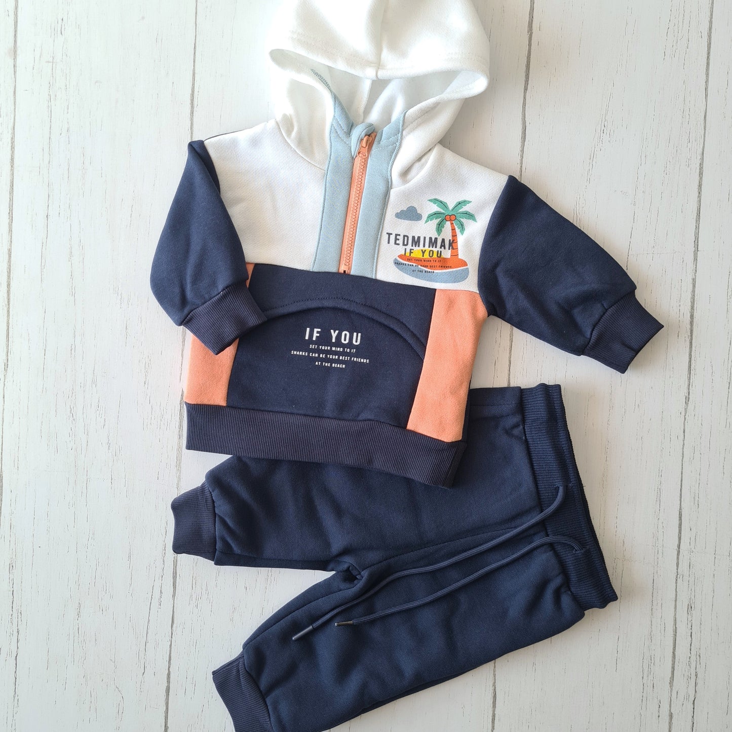 🐼 Conjunto abrigado bebé niño