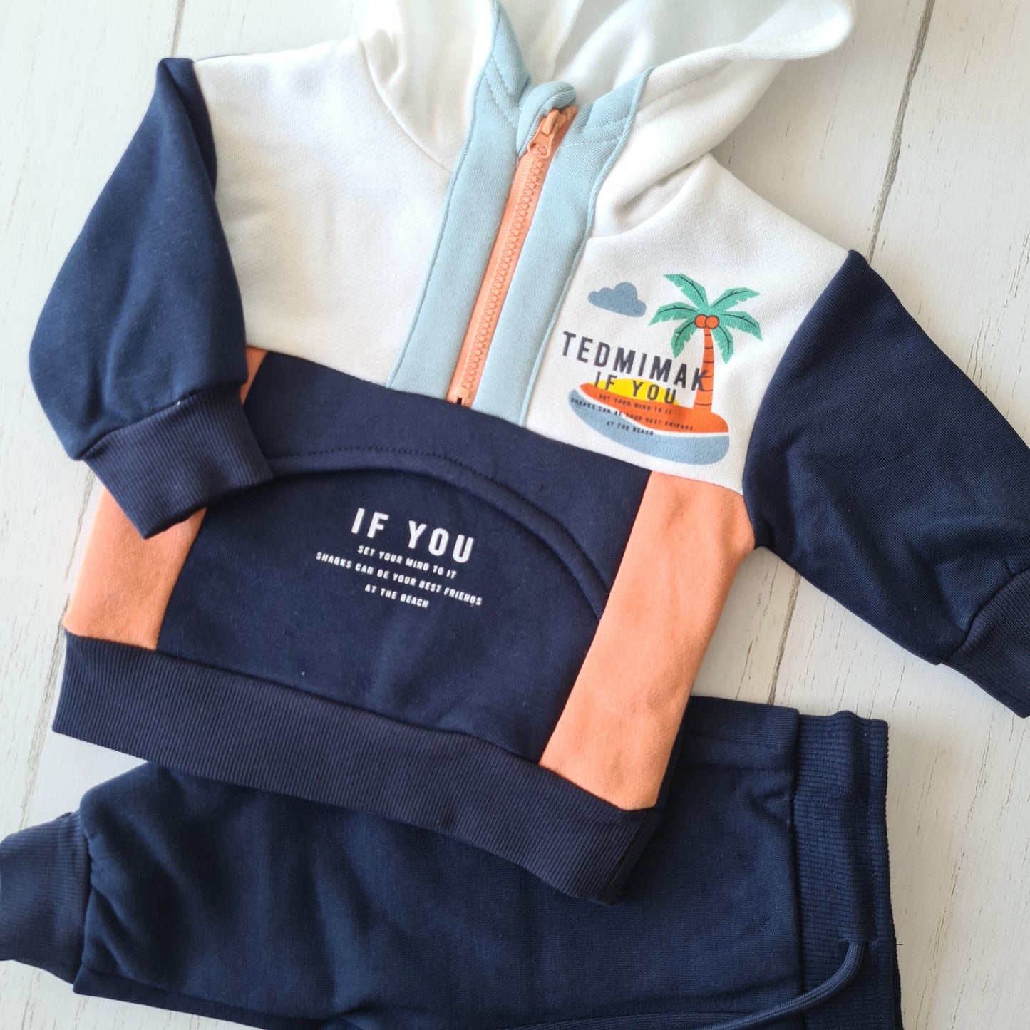 🐼 Conjunto abrigado bebé niño