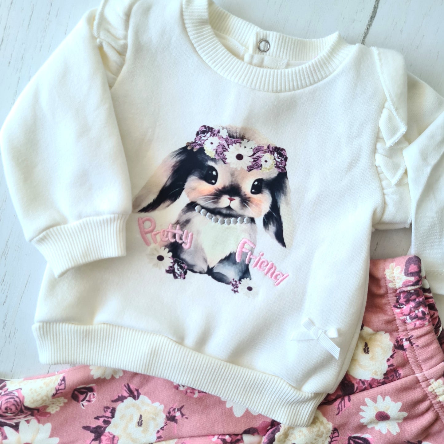 🐼 Conjunto abrigado bebé niña