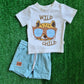 Conjunto 2 piezas 100% algodón para bebé niño - Modelito tigre