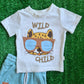 Conjunto 2 piezas 100% algodón para bebé niño - Modelito tigre